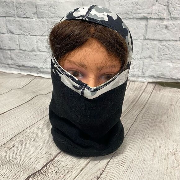 Seirus youth boys ski/snow headliner camo print top black bottom - Picture 1 of 5